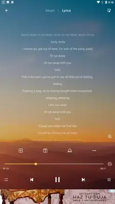 Music Player android App screenshot 2